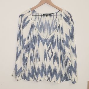 Love Stitch Peasant Top